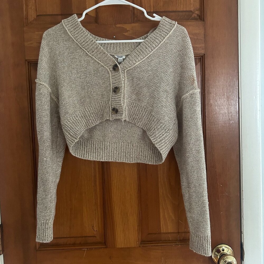 Garage tan sweater